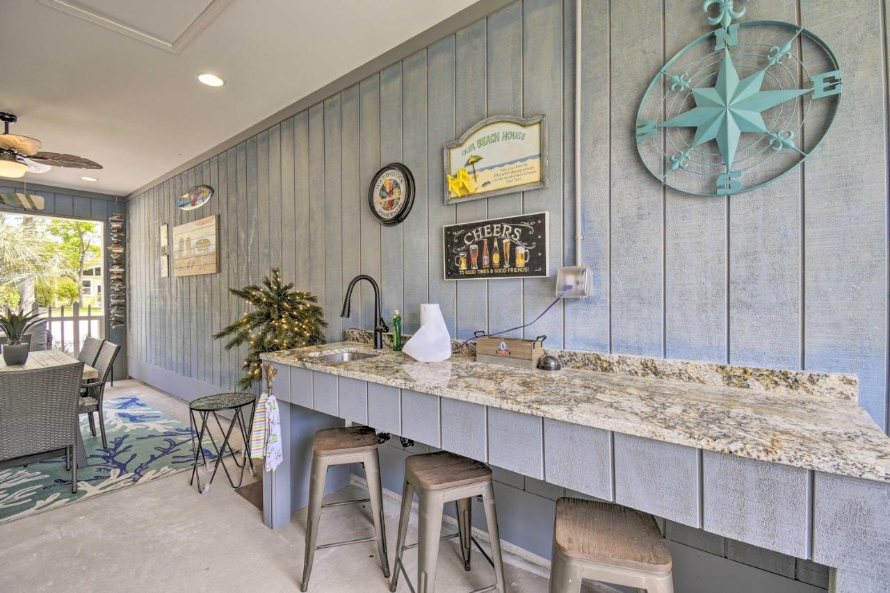 Ocean Isle Beach Home With Shared Lanai And Grill Zewnętrze zdjęcie